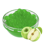 Popping boba de mar verde (bursting boba) conține suc delicios de mar verde. Când este mestecat, invelisul acestuia se va rupe, lasand un gust nou și interesant, ce merita incercat.